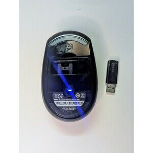 Microsoft Wireless Mouse 5000 1387 Bluetooth 5-Button W/USB Dongle Battery Works